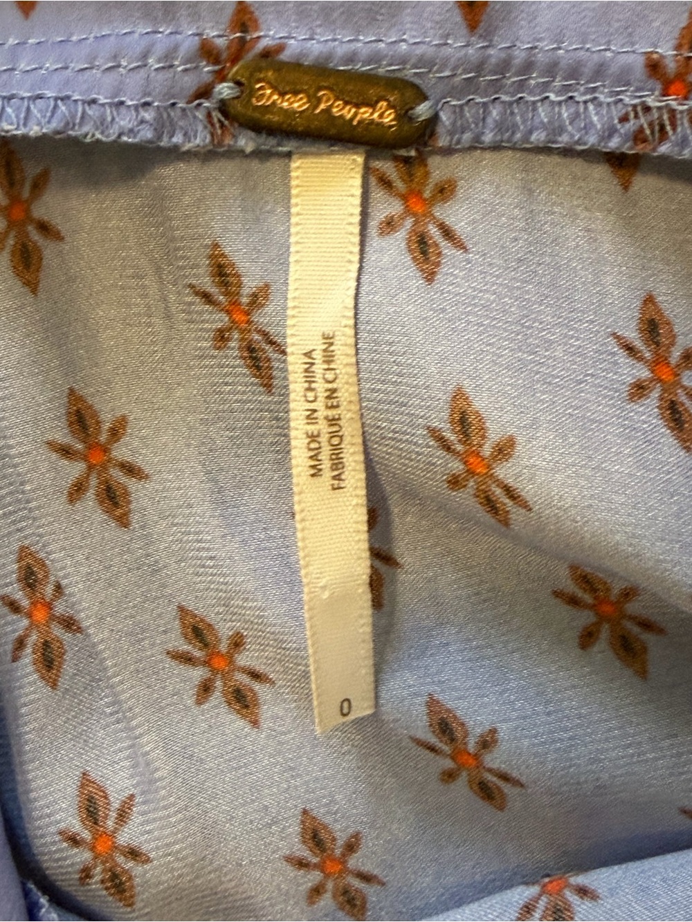 Free People Midi Slip Dress Lavender Print Tie Strap Sz 0 Party Sexy Boho Spring - Picture 14 of 16